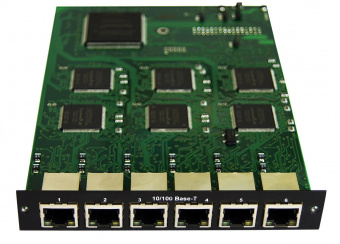 РТК.35.36 Модуль расширения на 6 портов Ethernet 10/100 Base-T для “Транспорт S1”