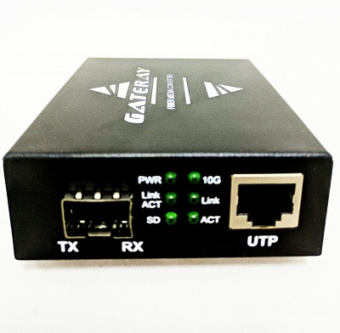 Медиаконвертер GR-10G-AS-SFP+