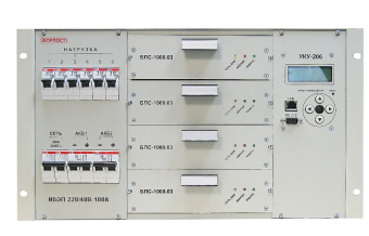 ИБЭП 9000-380/110В-75А-1/3(3000)6U LAN Форпост