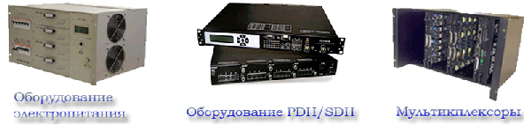 оборудования электропитания,мультиплексоры,оборудование PHD/SDH